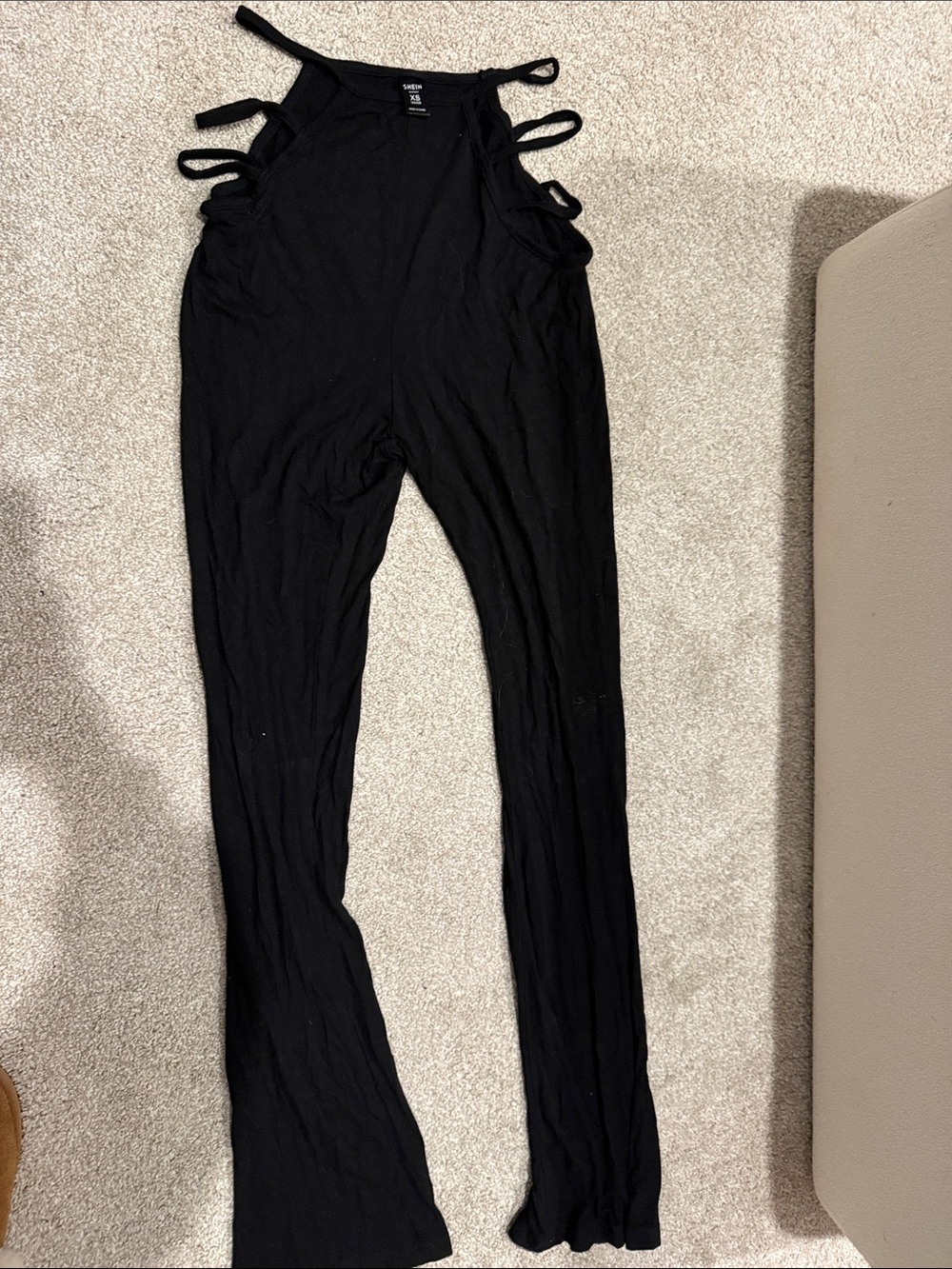 Black Strappy Women’s Pants